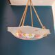 Suspension octogonale en verre sablé Loys Lucha