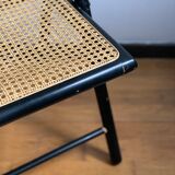 Folding canned chair