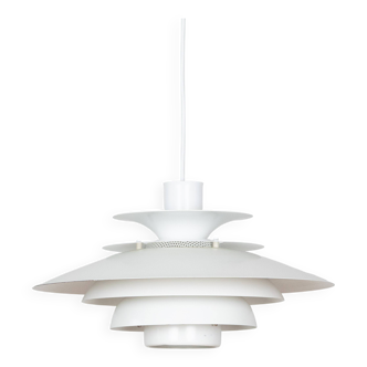 Danish vintage pendant lamp Verona by Kurt Wiborg, Jeka, 1980s