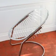 Egg chair by Gastone Rinaldi, vintage 1970s chair.
