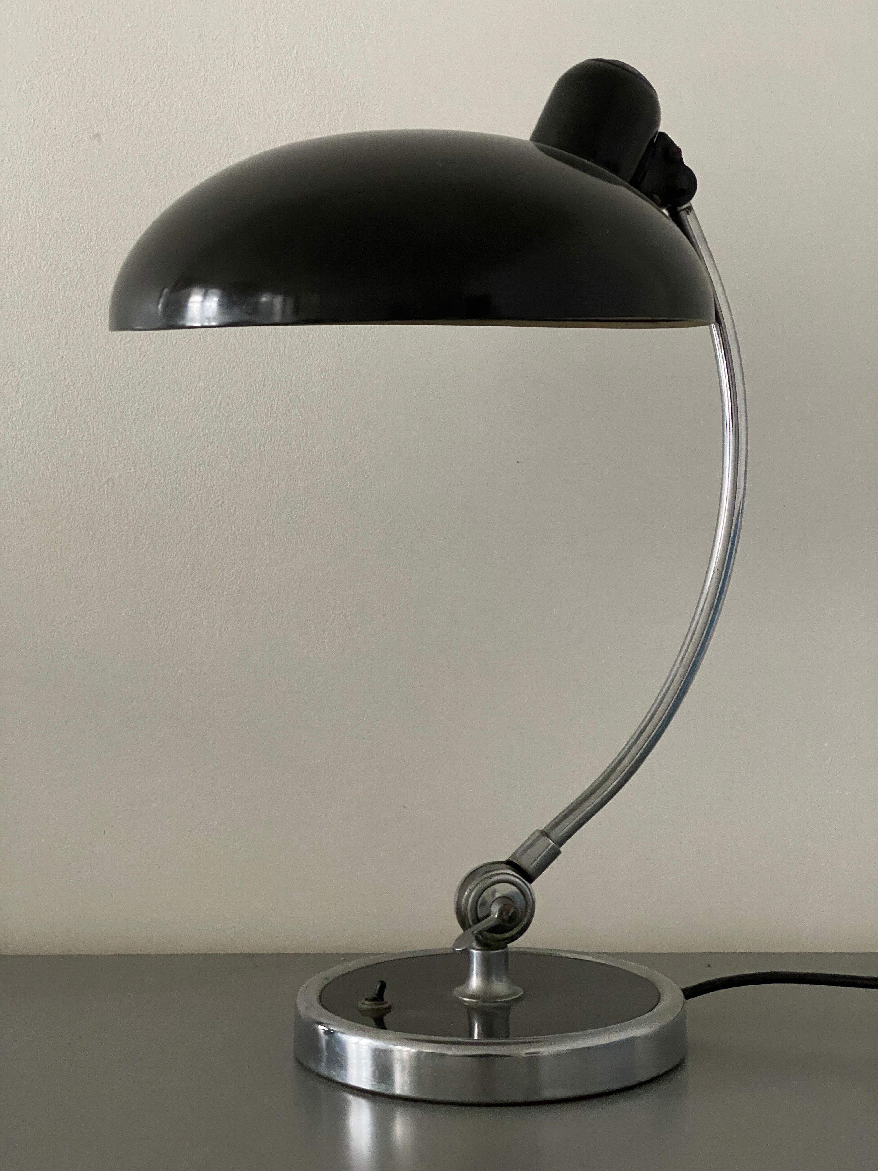 6631 President desk lamp by Christian Dell for Kaiser Idell / Kaiser Leuchten, 1930s