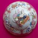 Minton porcelain covered baluster sugar bowl, 19th century