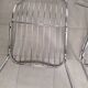 Lot de 4 chaise design en métal chromé années 70