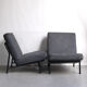 Pair of modern armchairs 013 by Alf Svensson for Dux 1950s