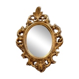 Golden rockery mirror