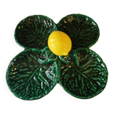 Vintage Vallauris “lemon” Barbotine dish