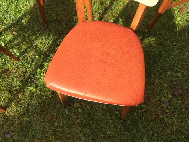 50s colored chairs