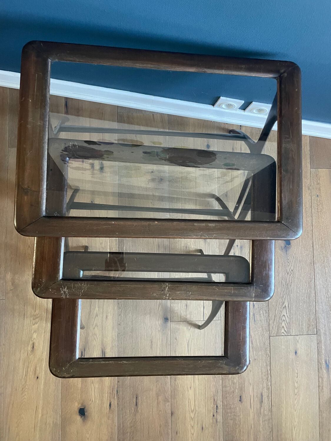 3 nesting tables attributed to Ico Parisi