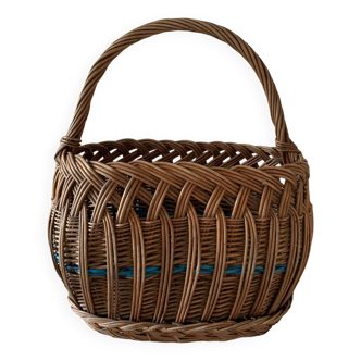 Panier en osier ancien