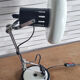 Aluminor desk lamp, vintage, 70s