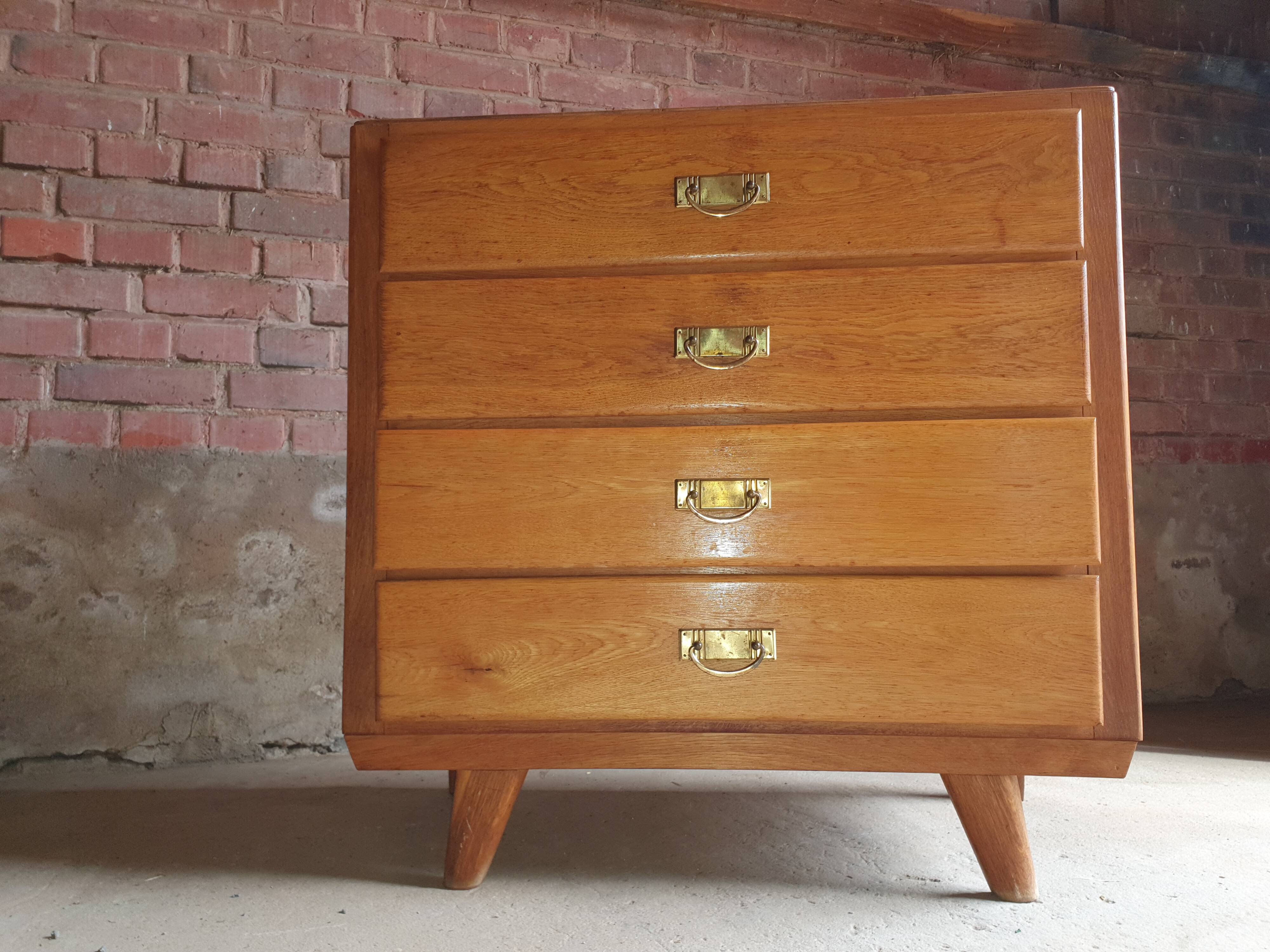 Chest of drawers 4 drawers 1960 foot compass
