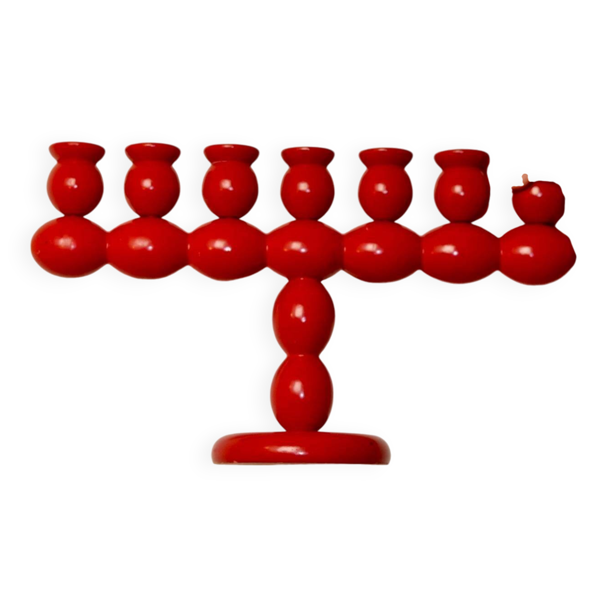 Candélabre suédois à fuseaux