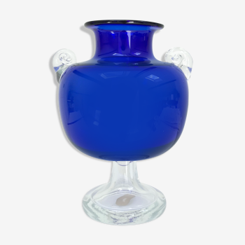 Vase Italien en verre de Murano