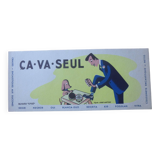 1950s advertising poster Shoe polish