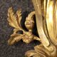 Pair of wall lights in gilt bronze in Louis XV style