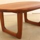 Table de salon design Niels Bach en teck deens 'Hansen'