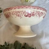 Vintage footed fruit bowl