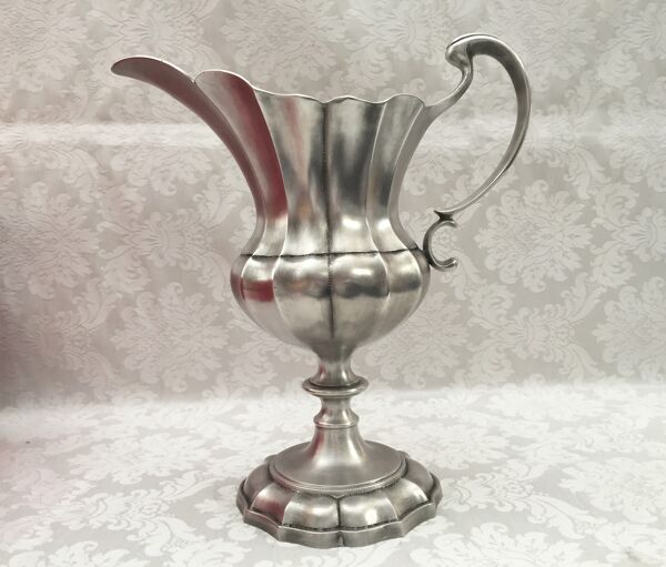 Aiguière verseuse pichet cruche made in italy étain veritable art