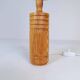 Mid-century modern sculptural table lamp in pine, 1970s.