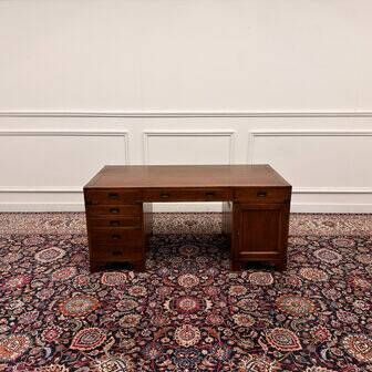 Classic English Eichholtz Campaign Desk