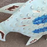 Blue metal fish
