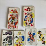 Collectible playing cards Philibert Dubout 1957