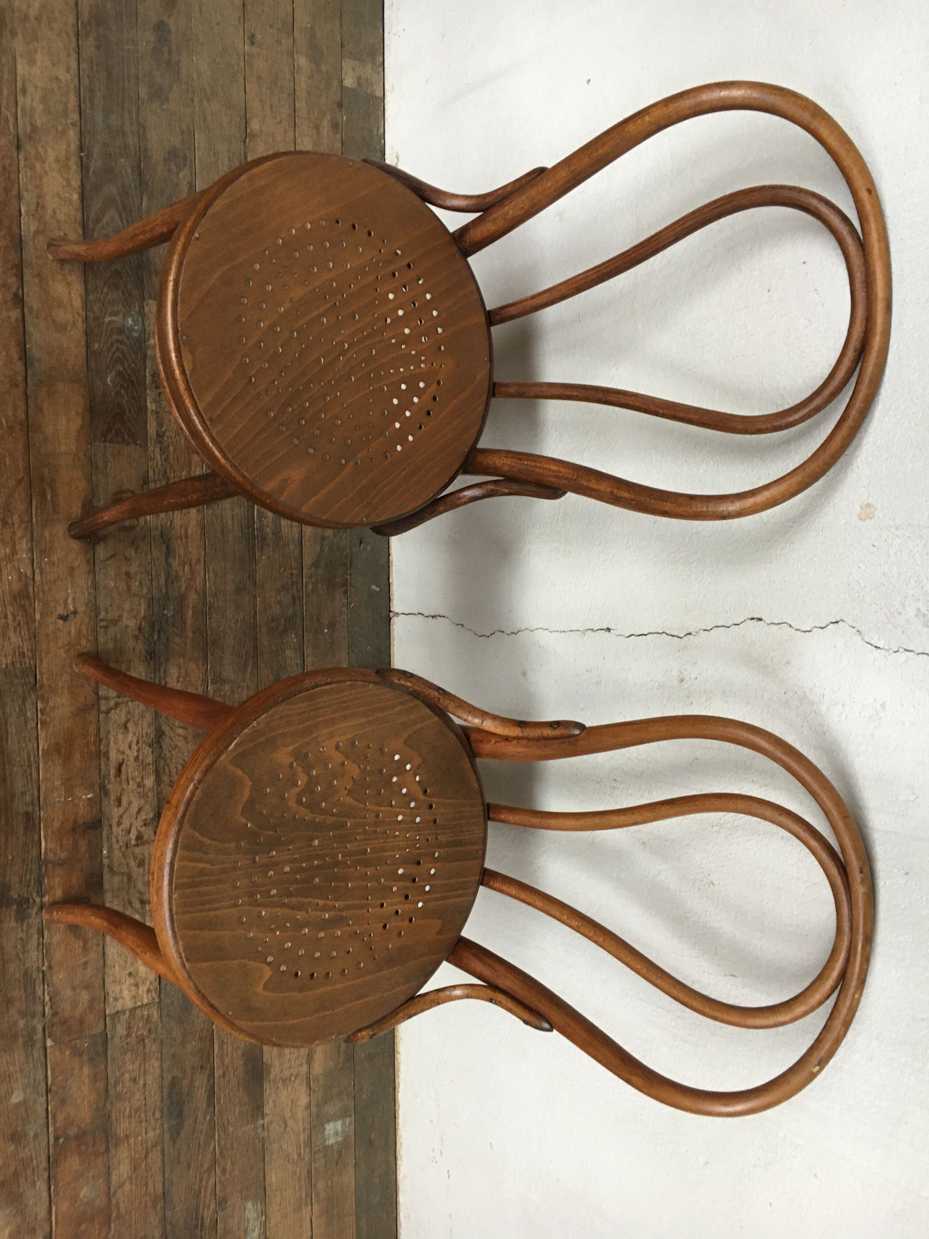 Pair of bistro chair number 14