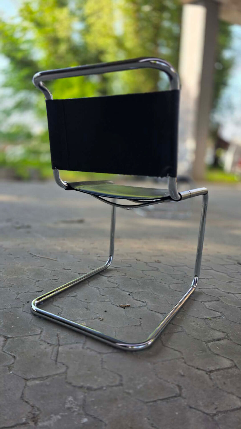Set of 8 Cantilever chairs "S33" - Mart Stam, Bauhaus