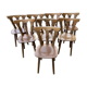 8 mountain wooden chairs