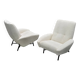 Fauteuils design vintage Claude VASSAL, 1950