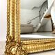 Mirror from the Restoration period, antique gilded, 19th century.