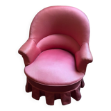 Pink toad armchair