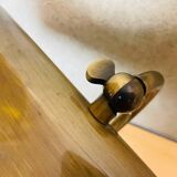 Industrial aged brass wall  picture light