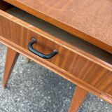 Bedside table with compass feet