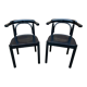 Paire de chaises 80s