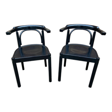 Paire de chaises 80s