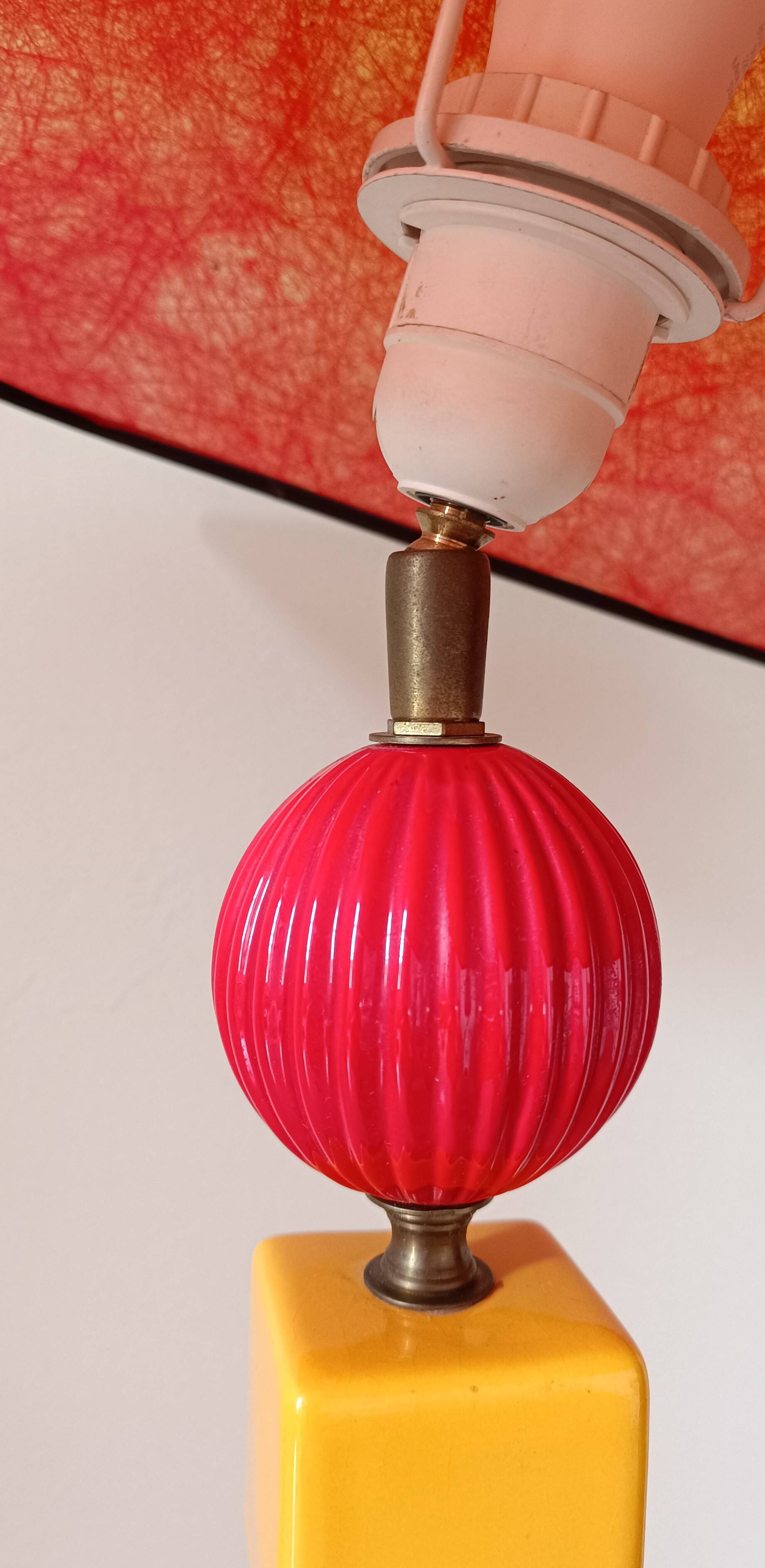 Vintage 80s colorful lamp