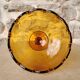 Amber glass cup