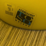 Lampe De Table Design jaune  Bulbo Aureliano Toso Murano  Space Age
