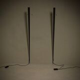 Pair of Gilles Derian torchère wall lights for Lumen Center, Italy 1984