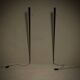 Pair of Gilles Derian torchère wall lights for Lumen Center, Italy 1984