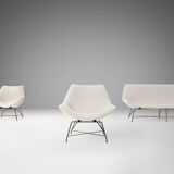 Cosmos Living Room Set of 3 by Augusto Bozzi for Saporiti, Italy, 1954