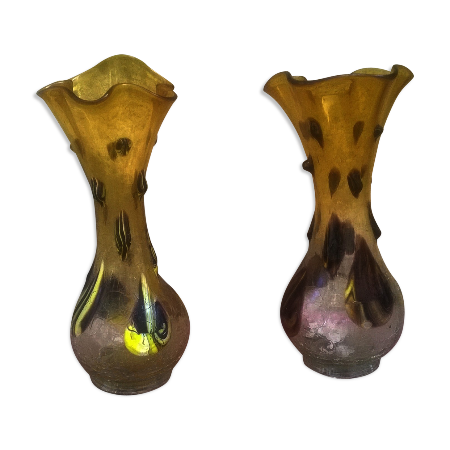 Paire de vases vintage