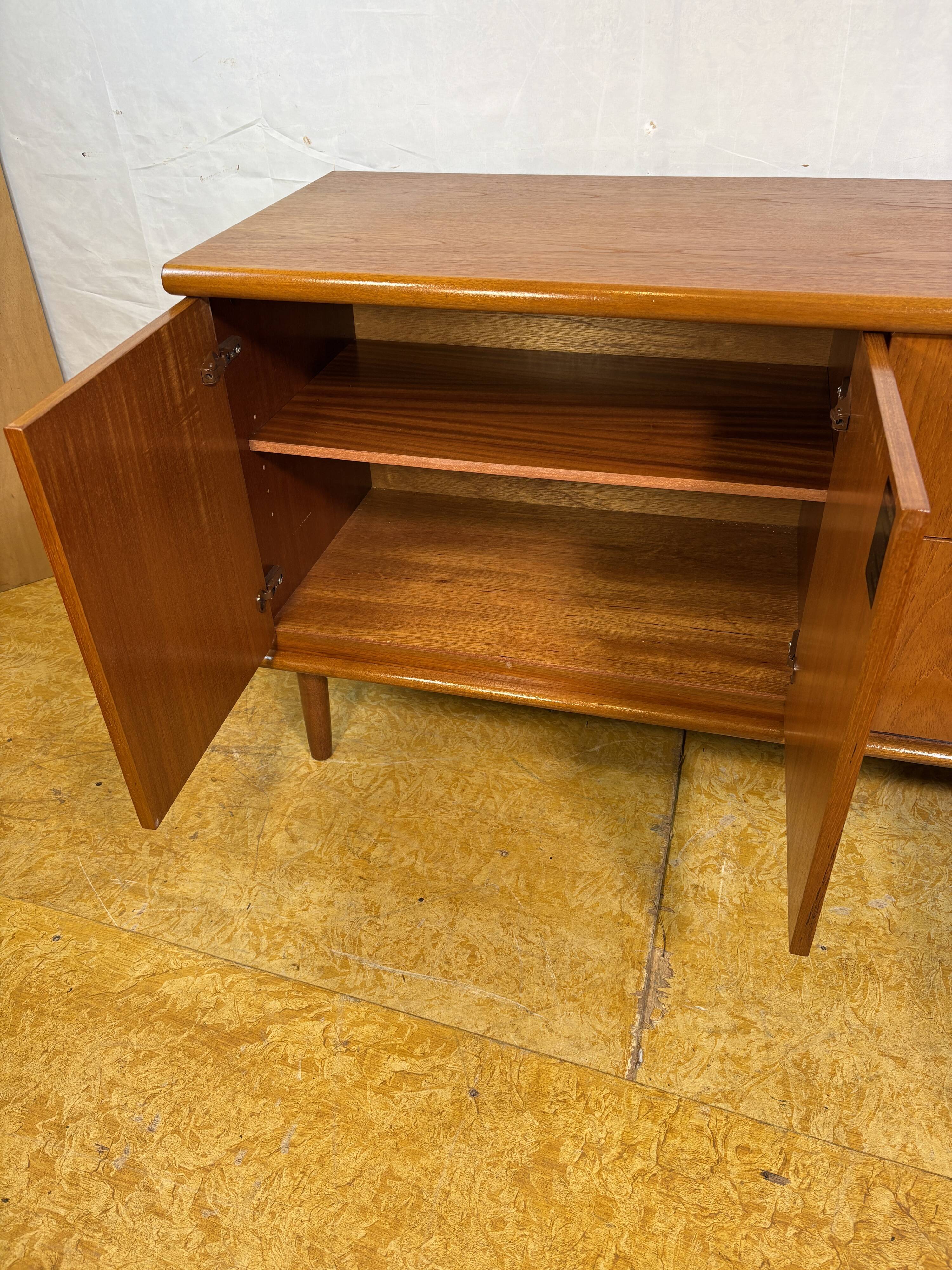 Mid-century retro vintage teak sideboard by Meredew 1960  This elegant teak