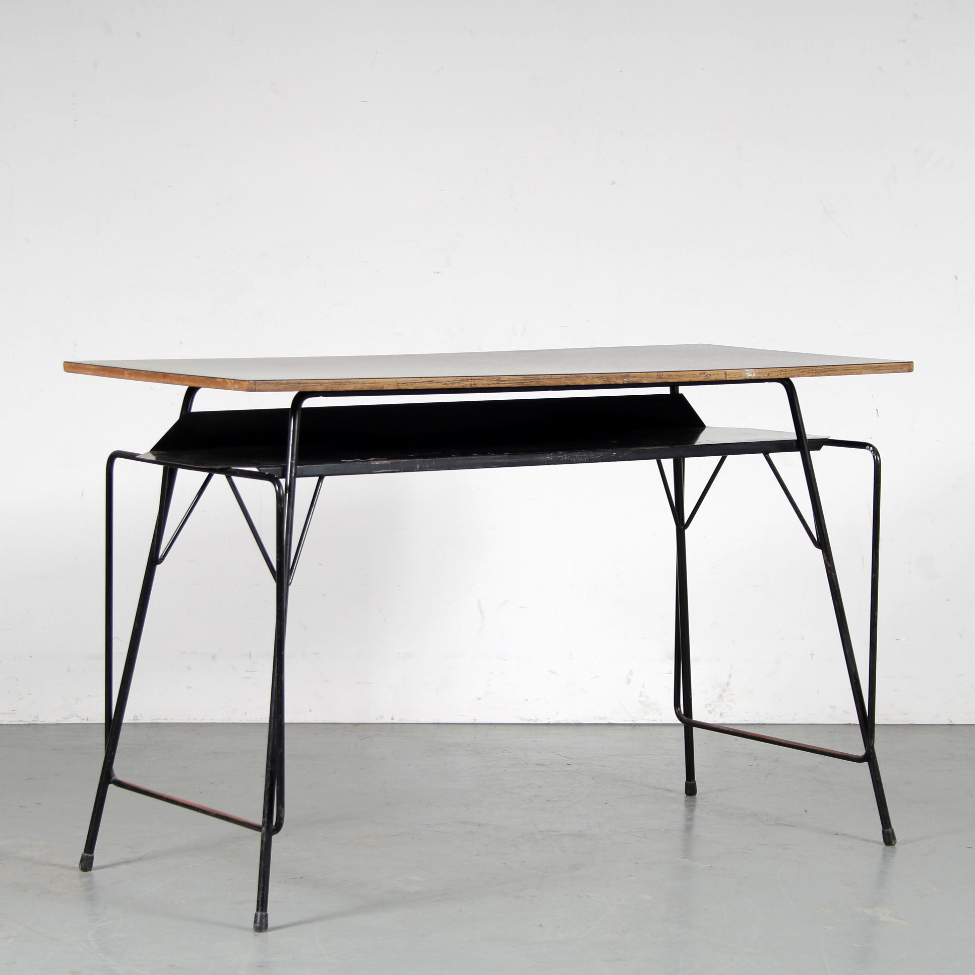 1950s Willy van der Meeren teacher’s desk for Tubax, Belgium
