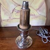 Silver metal lamp base