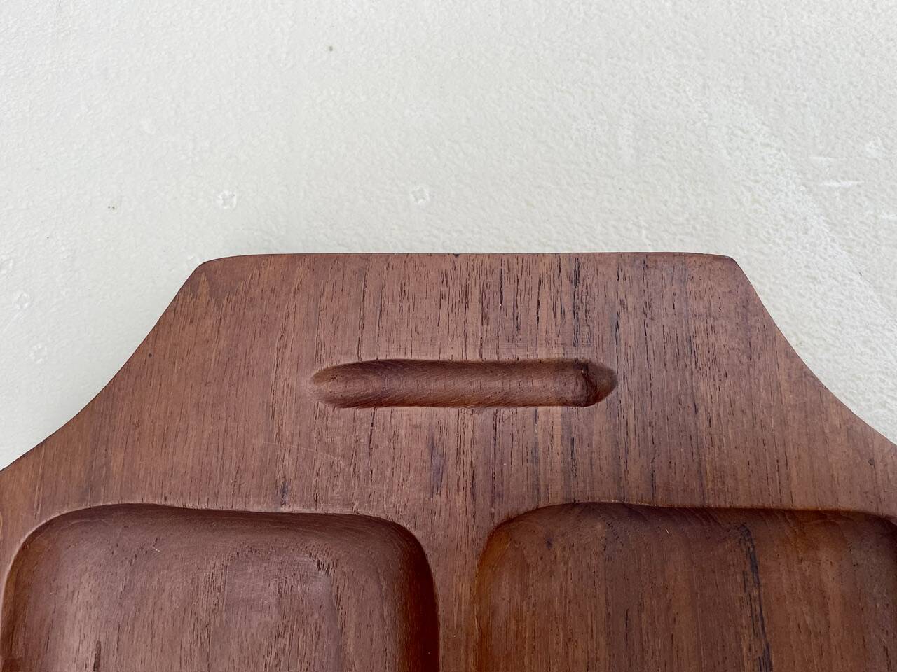 Plateau de service en teck de style scandinave, circa 1960