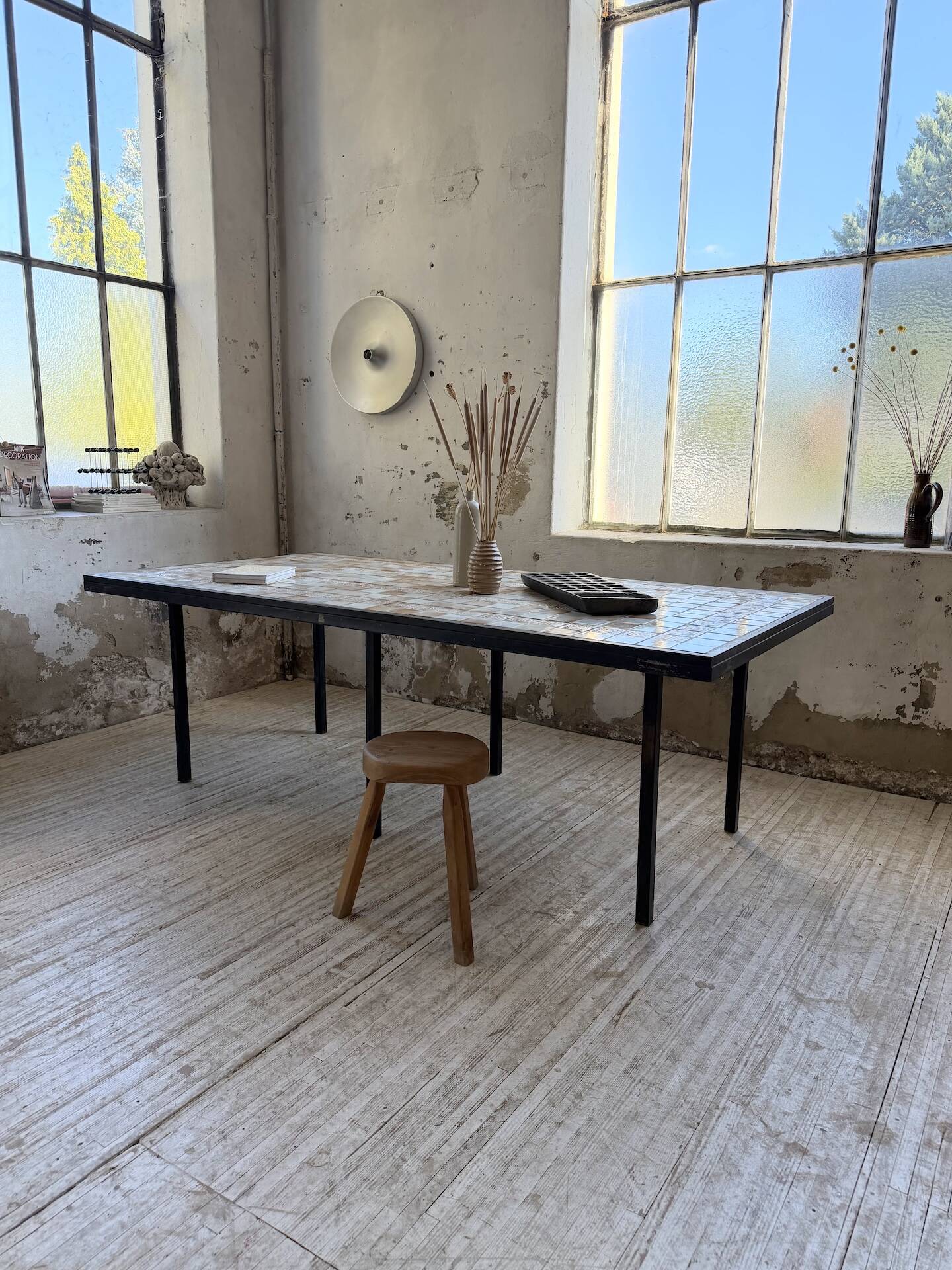 Dining table tiled 1950 dlg Capron