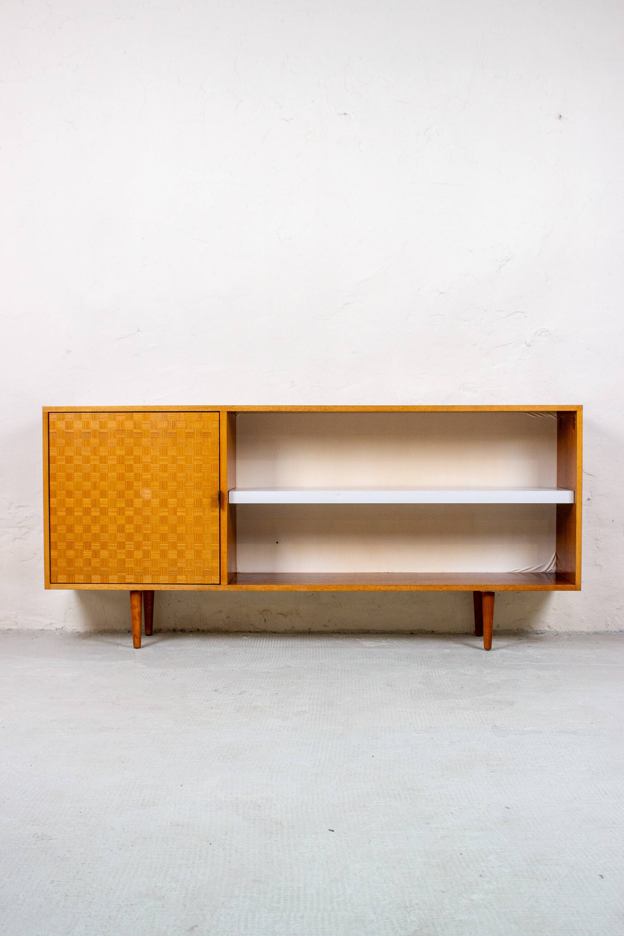 Vintage buffet sideboard highboard mid-century teak walnut
