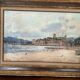 Old oil on canvas painting School of Rouen Cannes Marcel Cramoysan XX